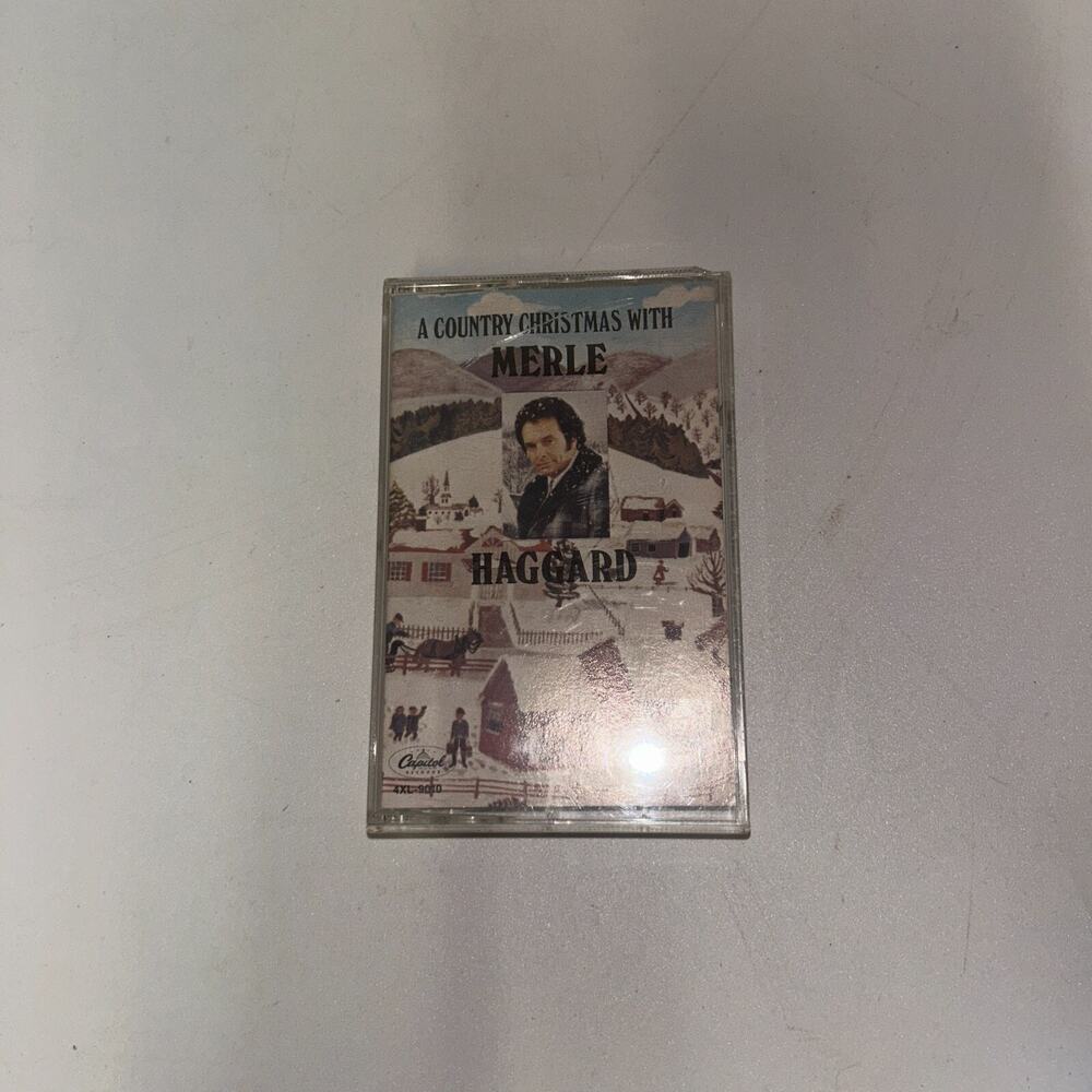 A Country Christmas With Merle Haggard Cassette Tape